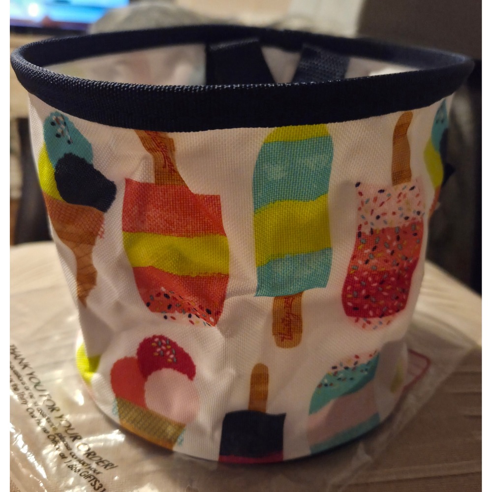Thirty-One Retired Oh-Snap Bin Sweet‎ Sprinkles Popsicle Ice Cream Storage NIP